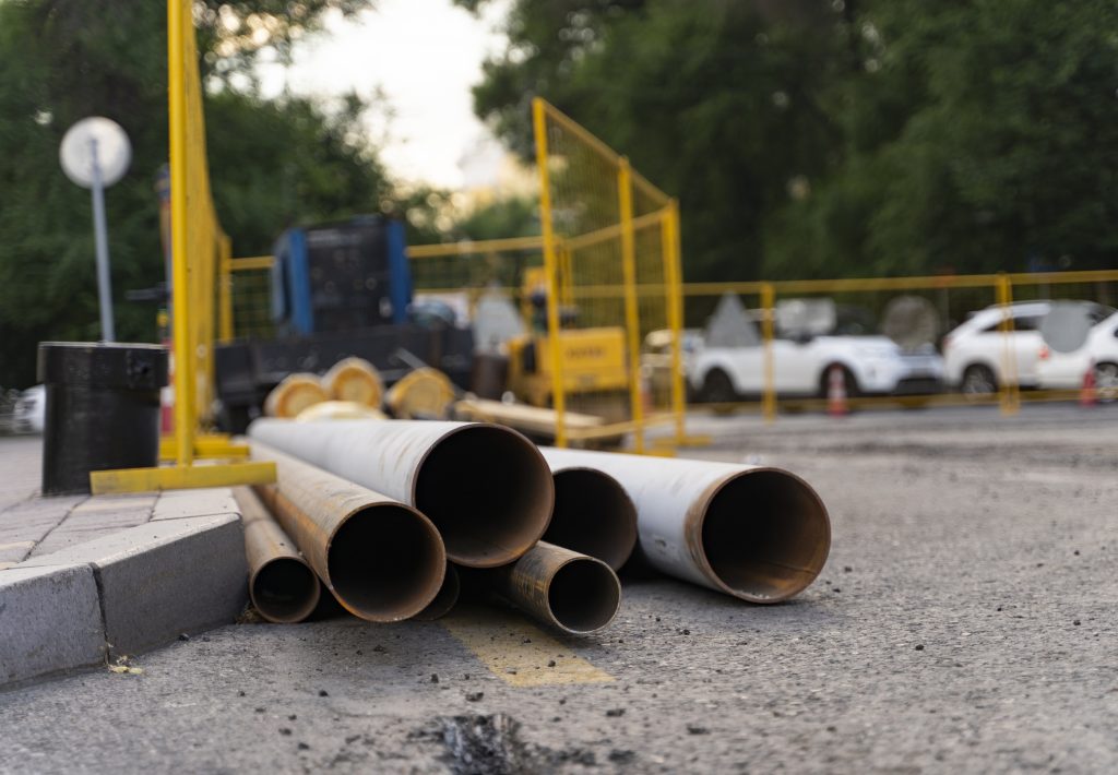 Sewer line pipes